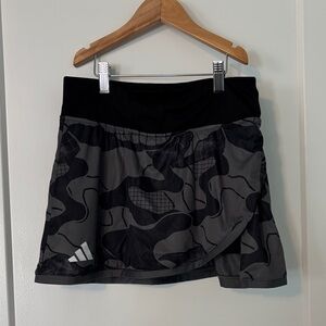 Adidas Black and Gray Skirt Skort, Size S